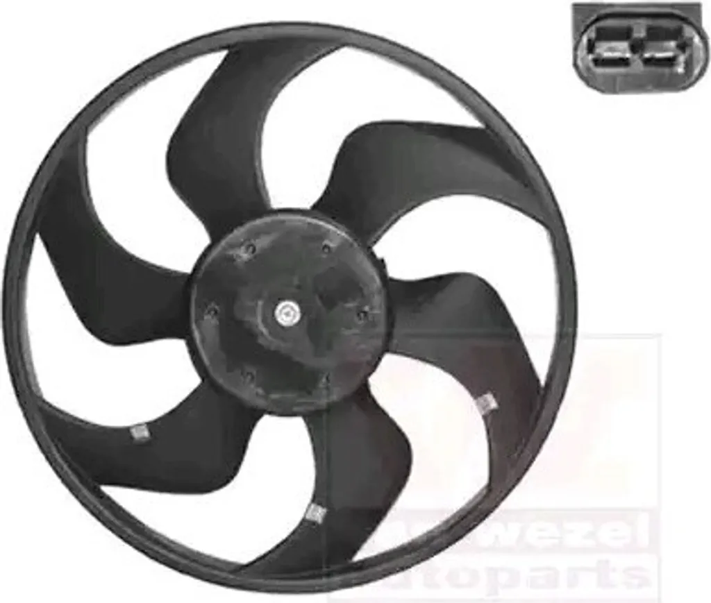Ventilateur de moteur VAN WEZEL 4331744 haute performance pour Clio III