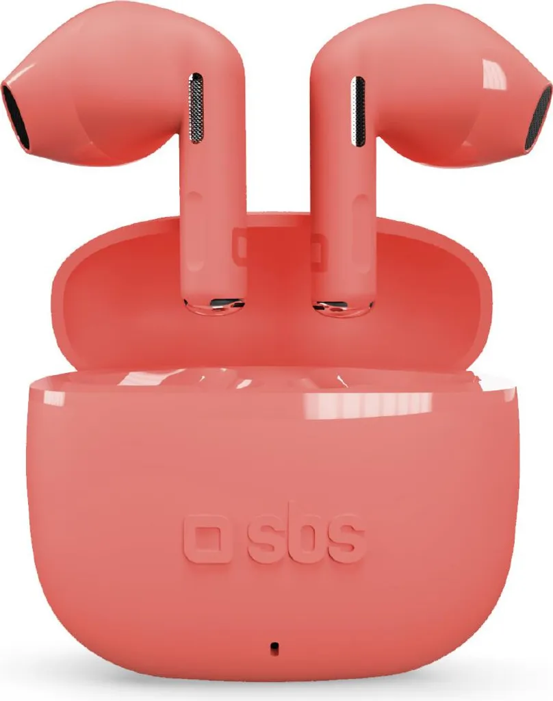 Écouteurs SBS Go Pods True Wireless Stereo TWS Bluetooth Rouge Type-C - 2