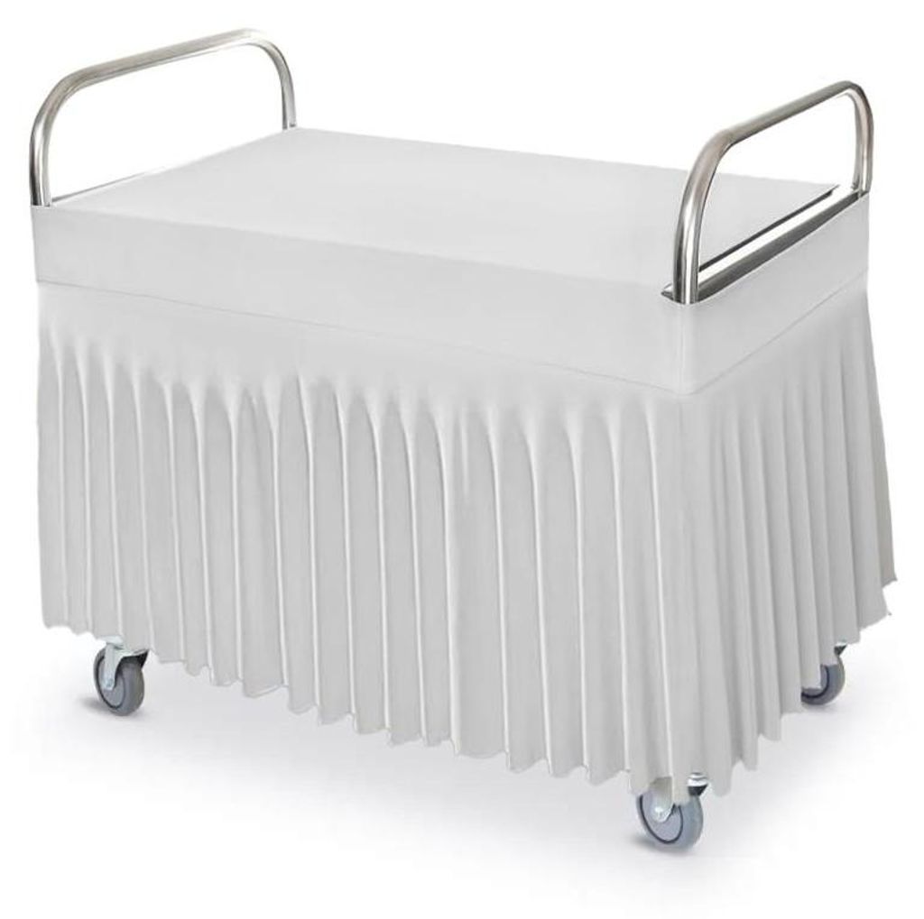 Tischdecke, Tischbezug für kellnerwagen 85cm mit skirting Produktbild 