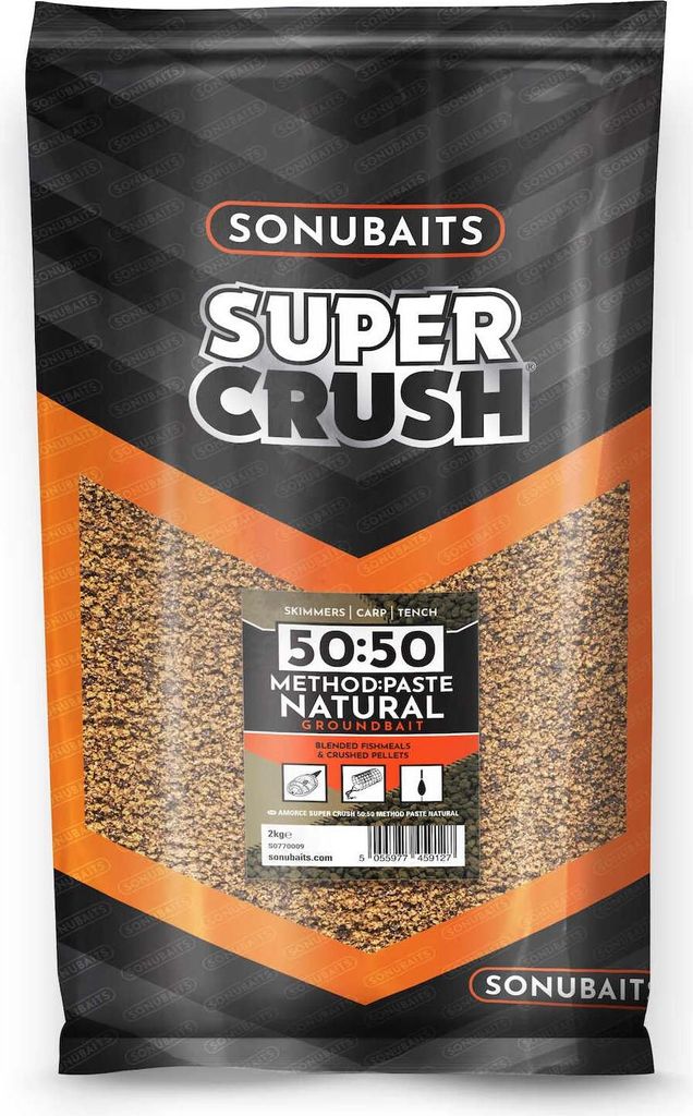 Sonubaits SuperCrush | 50:50 Method & Paste - Natural