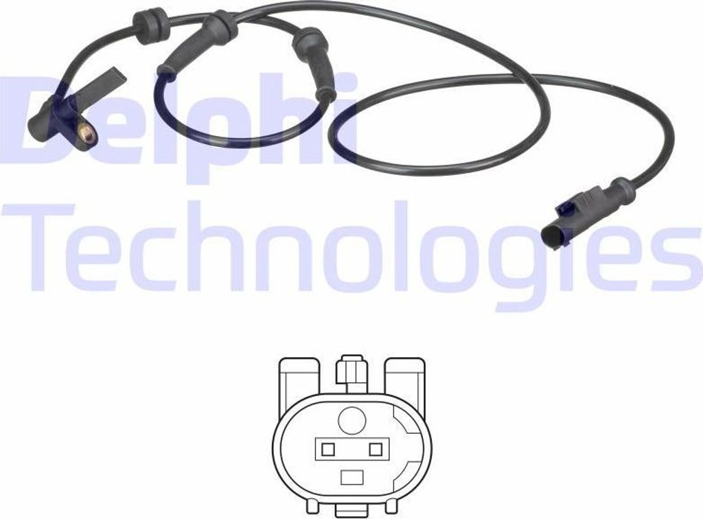 DELPHI SS20578 Raddrehzahlsensor OE 46837686 kompatibel mit Punto