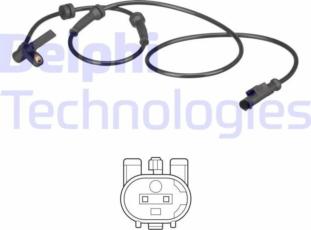 Capteur de vitesse de roue Delphi SS20578 résout panne ABS Punto