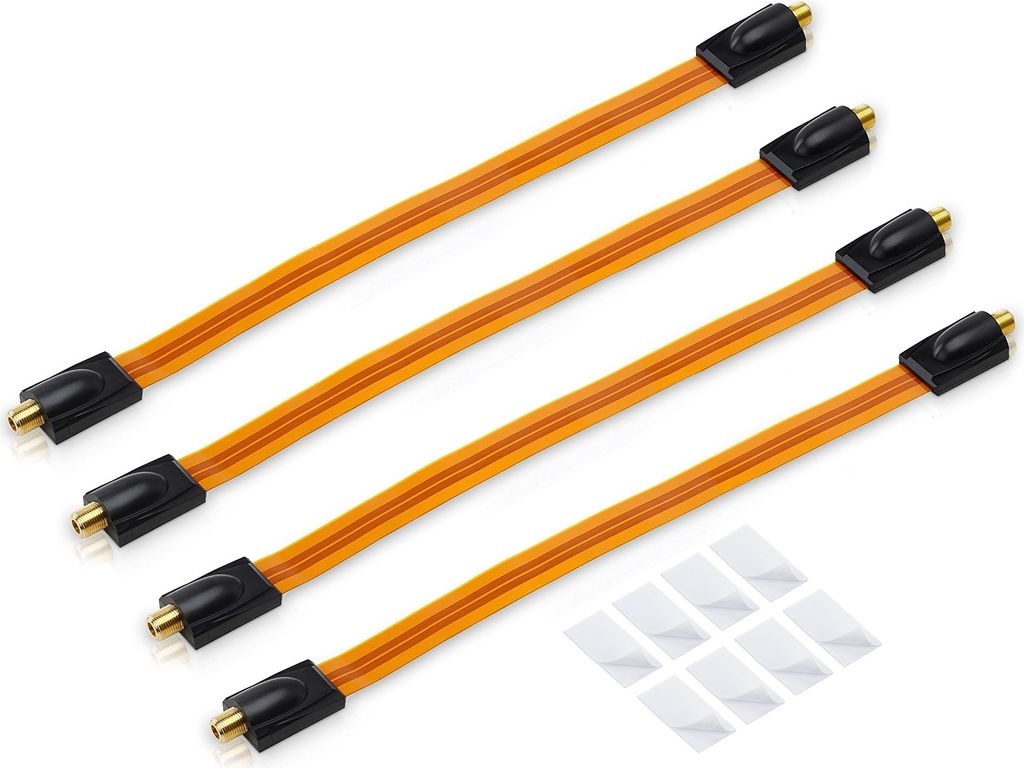 4x conecto Premium Fensterdurchführung für SAT Kabel Produktbild 