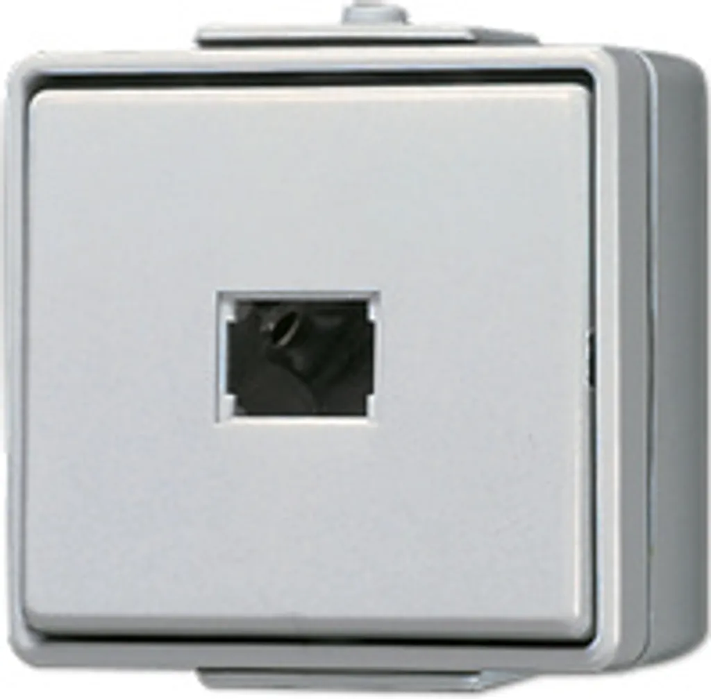 JUNG 634 W Boîtier électrique Gris (634W) - Boîte de jonction étanche IP44