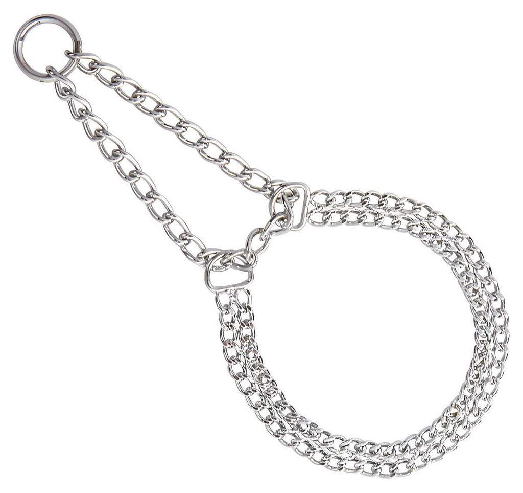 Nobby Chains choker, two rows, Hund, Chrom, 500 mm, 2,5 mm, Produktbild 