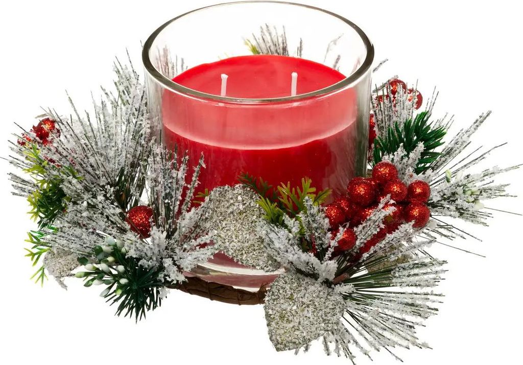 Weihnachtsschmuck mit Kerze, 270 g Produktbild 