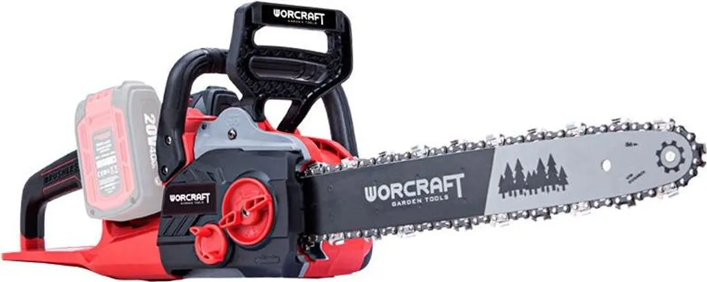 Tronçonneuse électrique sans fil Warcraft 2x20V guide 40cm haute coupe