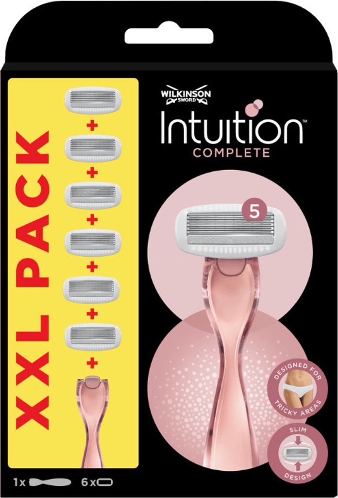 Wilkinson Intuition Complete XXL + Ersatzköpfe 6 Stück + Produktbild 