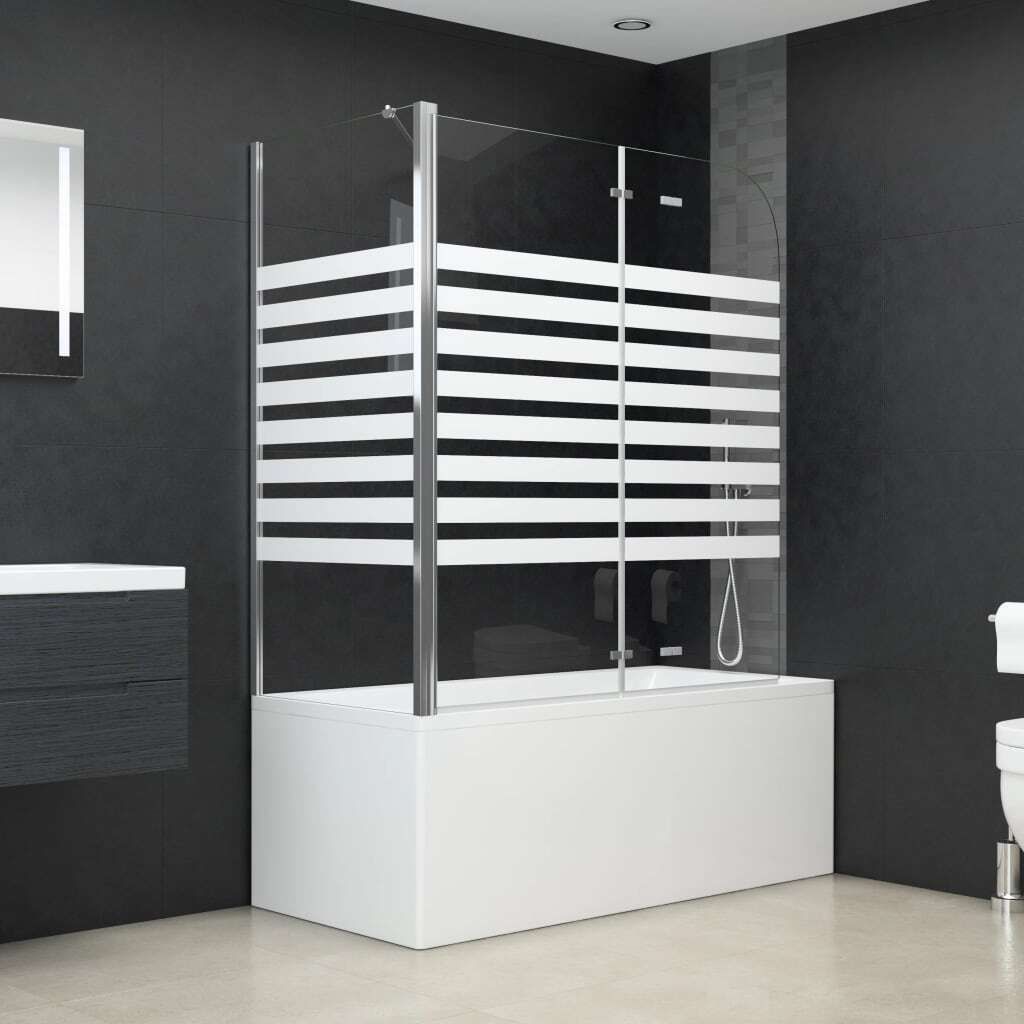 Duschabtrennung 120x68x130 cm Hartglas Streifen , Duschabtrennungen Design 2024