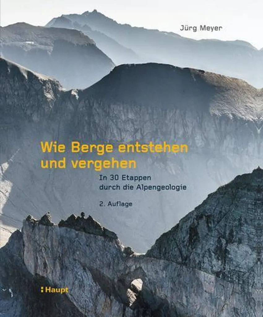 Livre de géologie Wie Berge entstehen und vergehen illustré