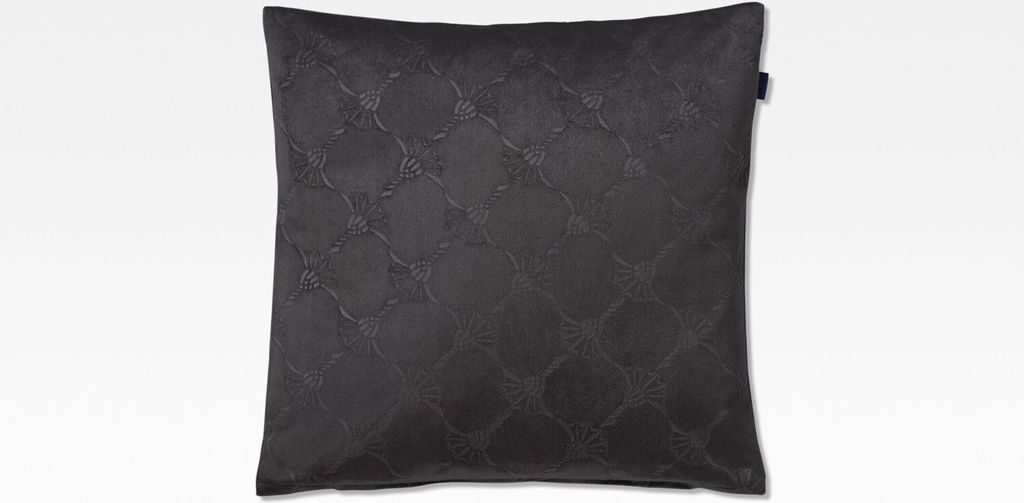 JOOP! Copricuscino decorativo Emboss antracite 38x38cm Immagine del prodotto 