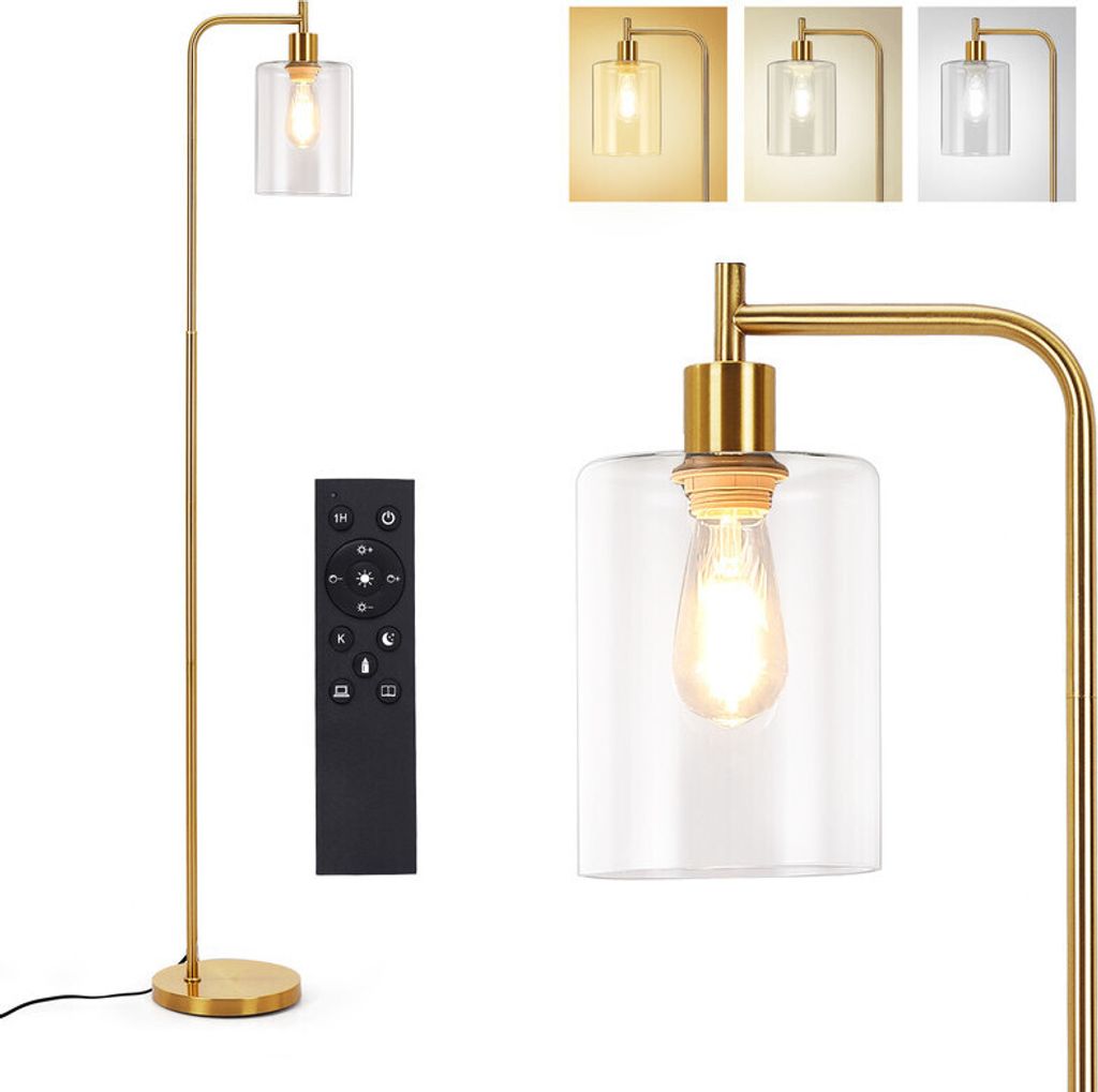 Stehlampe Wohnzimmer, Modern Industrial Stehlampe Schlafzimmer Dimmbare