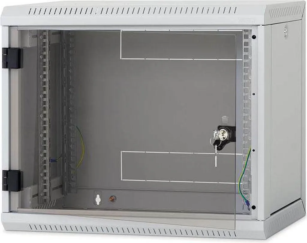 Baie informatique murale 12U profondeur 600mm à panneaux amovibles