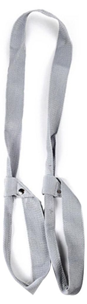 Yogamatten-Tragegurt, verstellbare Trageschlaufe für Yogamatten, Stretchband für Yoga, Pilates und Fitness, grau