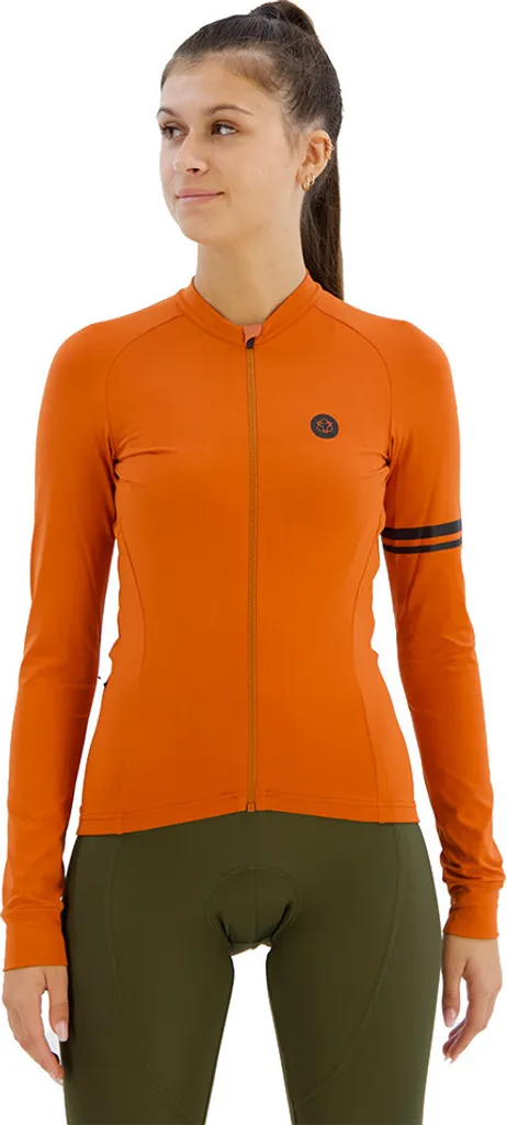Maillot de cyclisme femme manches longues Agu Solid Performance Orange
