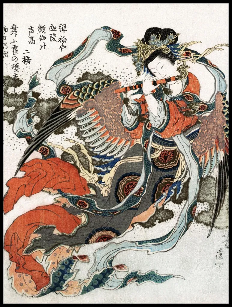 Décoration Murale Salon Affiche Japonaise Vintage Hokusai 75x100 cm
