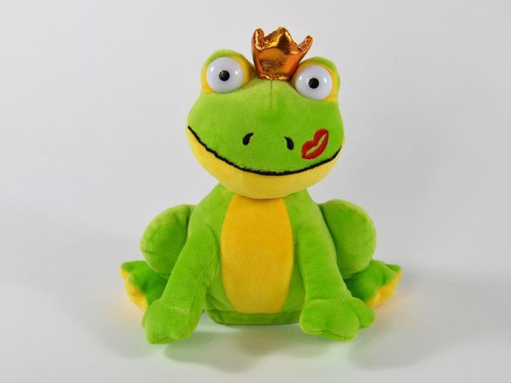 LABERTIER rana OTTO La rana ripete tutto Peluche 18 cm Immagine del prodotto 