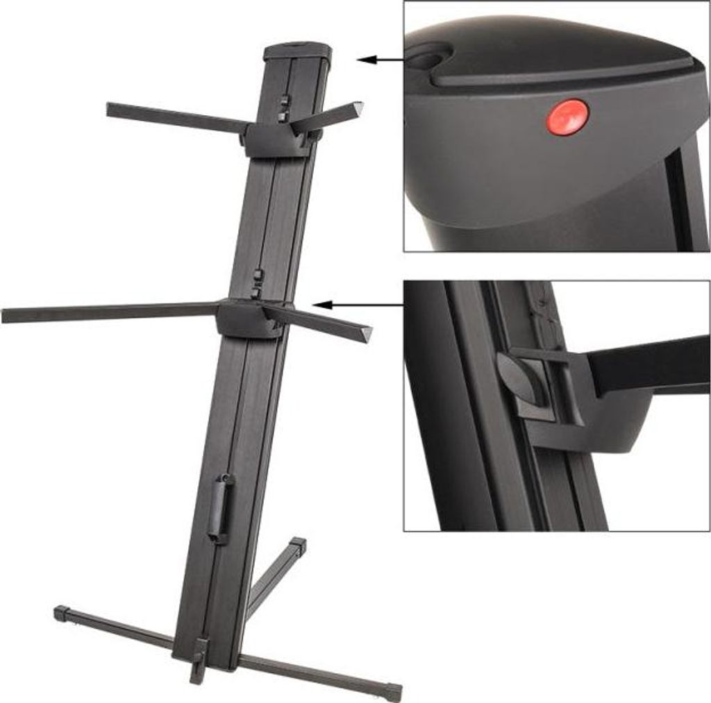 V-TONE DELUXE K2 Keyboard Stand Double Adjustable