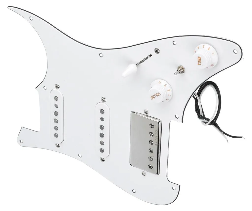 Éliminez les buzz : Micros SSH pré-câblés à double bobine pour guitare - 9