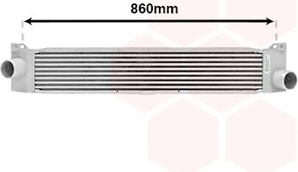 Échangeur d'air turbo 1710-18922 haute résistance pour Fiat et Peugeot