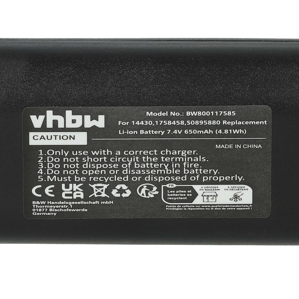 vhbw Akku kompatibel mit Dymo LabelManager PnP, 260, 260P, Produktbild 5