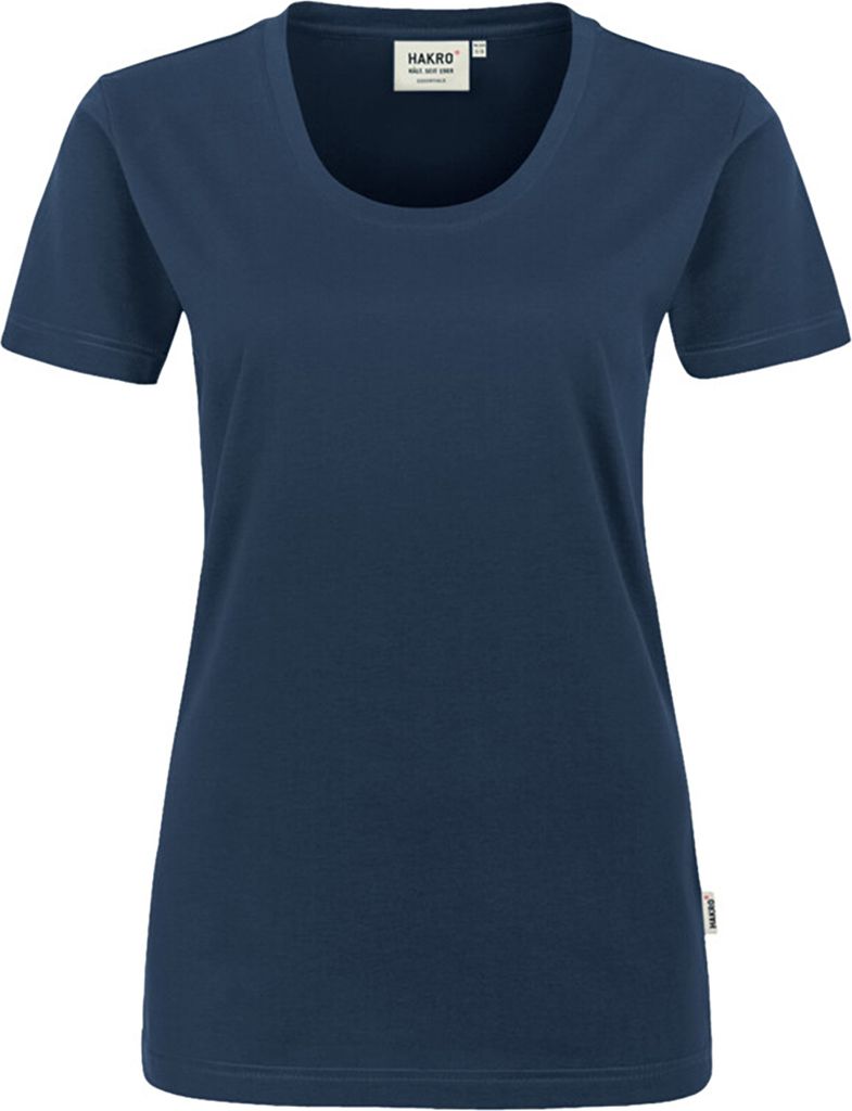 HAKRO Damen T-Shirt Classic 127, marine, S