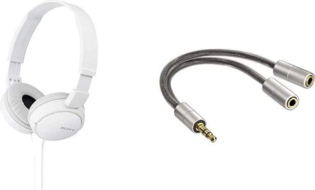 Kopfhörer Sony MDR ZX110 Weiß Stirnband Produktbild 6