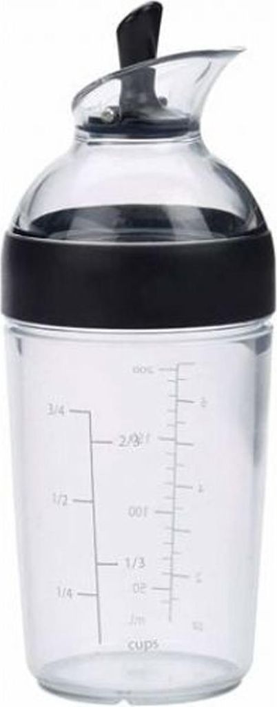 Grips Dressing-Shaker-Behälterflasche, universell, manuell, für Saucen, Mixer, Saft, Mixflasche, einfaches Ausgießen, spritzwassergeschützt –...