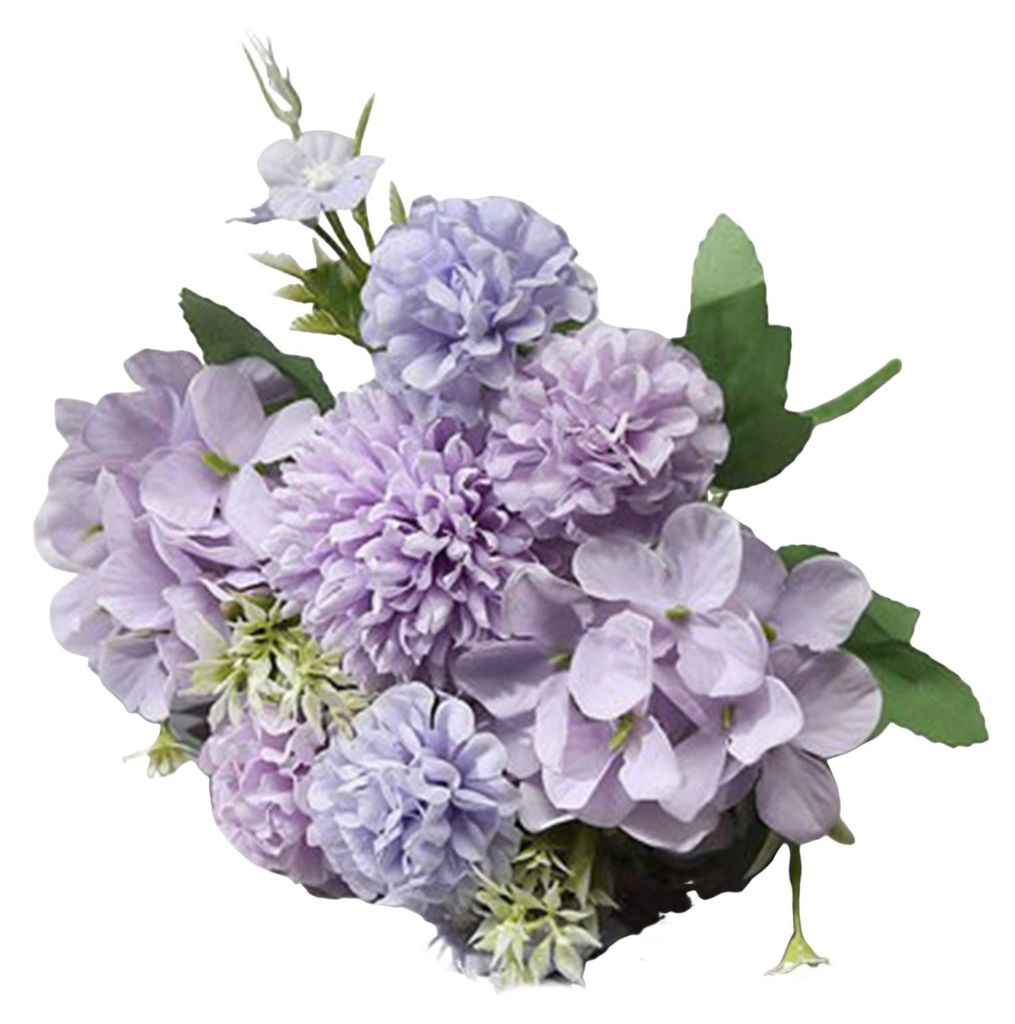 Künstlicher Rosenstrauß (1/5/6 Stück) mit 7 Zweigen, aus Seide, mit grünen Blättern, für Zuhause, Hochzeiten, Partys, Tischdekoration im Inne...