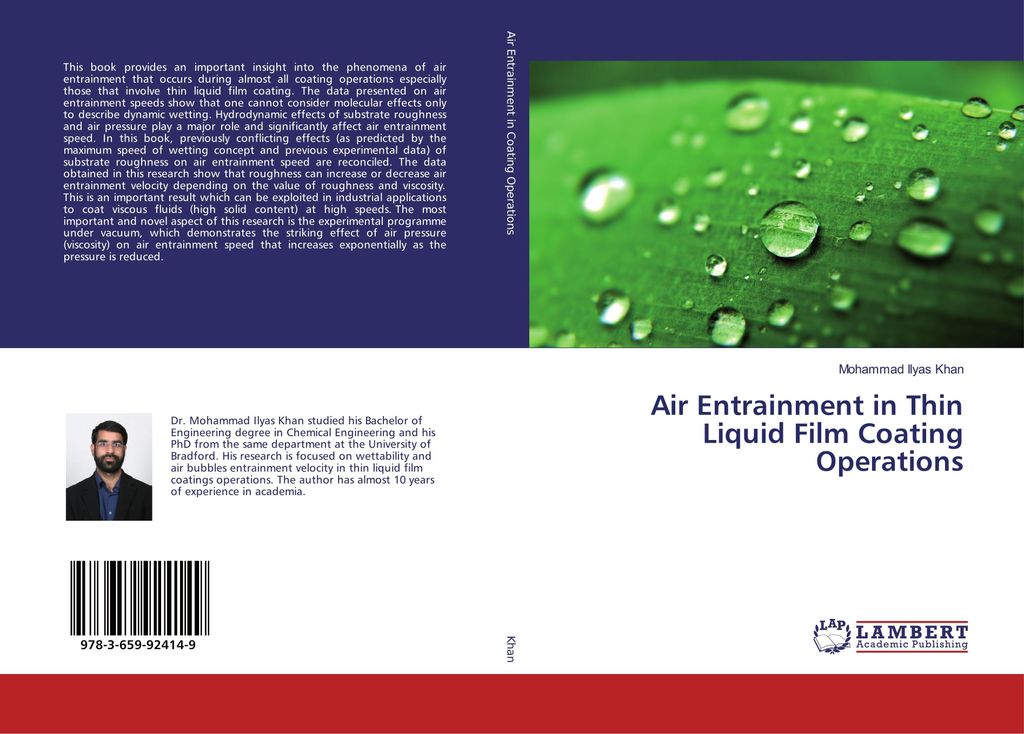 Air Entrainment in Thin Liquid Film Coating Operations