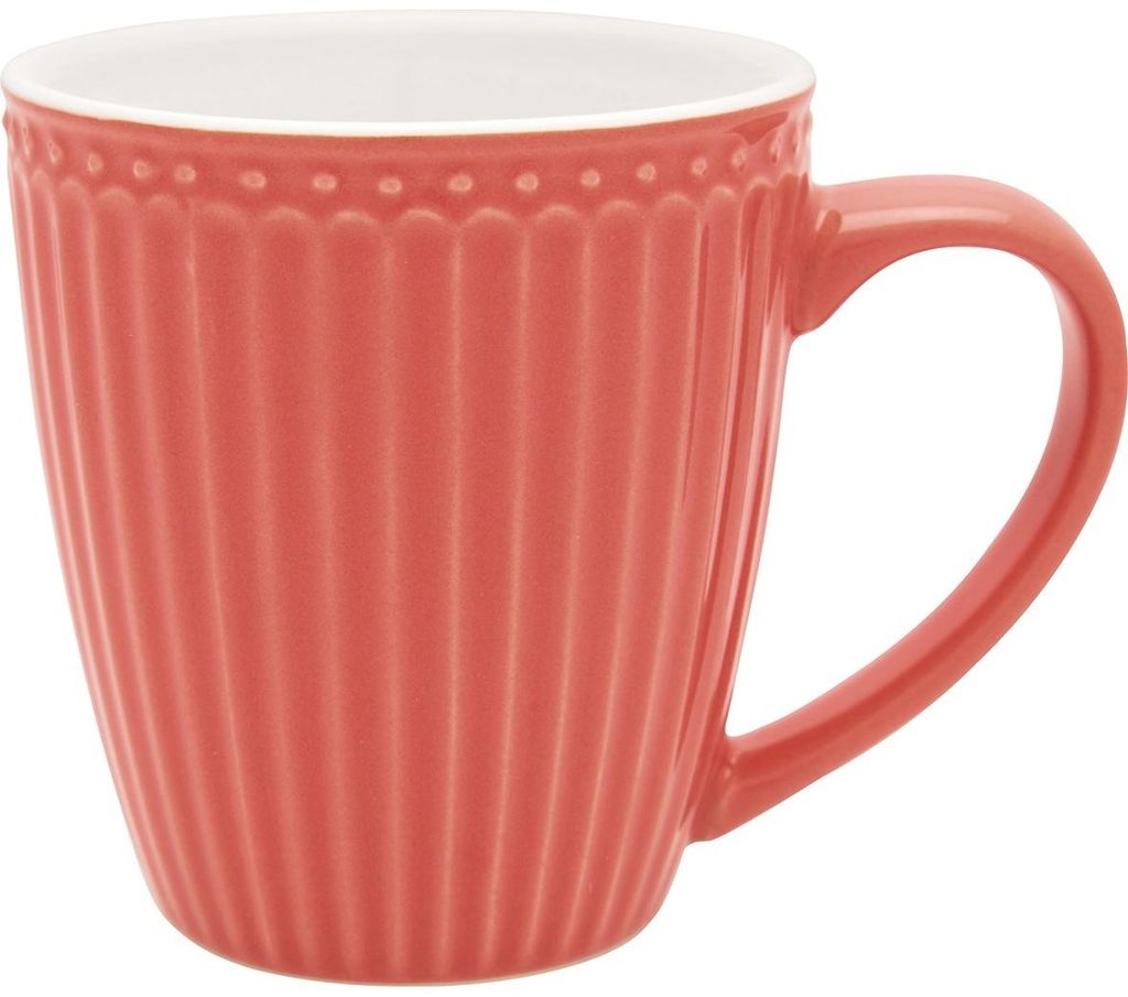 Greengate Alice Becher mit Henkel coral 0,4 l