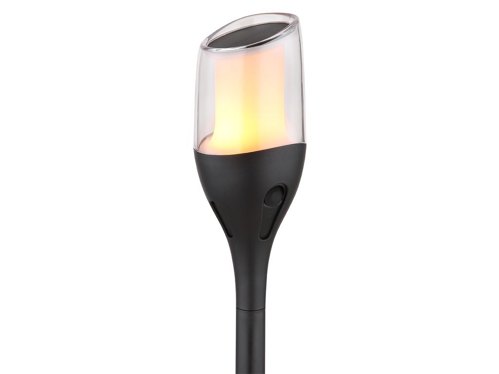 GLOBO 36704 Solarleuchte Kunststoff schwarz matt, 12x LED