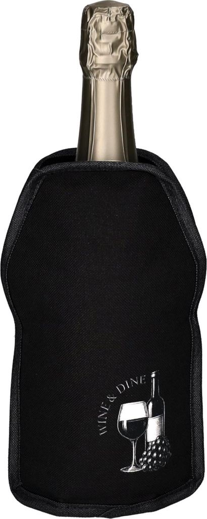 Gift Company Froid Kühlmanschette Wine and Dine schwarz 23,5cm