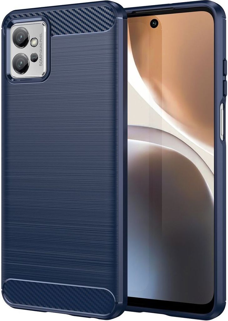 König Design Hülle kompatibel mit Kunststoff Soft Handyhülle - Handy Case Blau