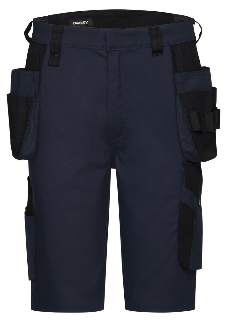 Arbeitsshorts mit Holstertaschen Kuma PESCOPOS41 245g nachtblau/schwarz, Gr. 58 DASSY 250117