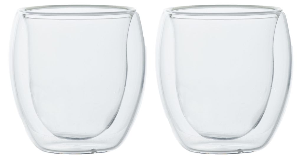 Cosy & Trendy Espressoglaser - 2x - doppelwandig - Glas - 80 ml