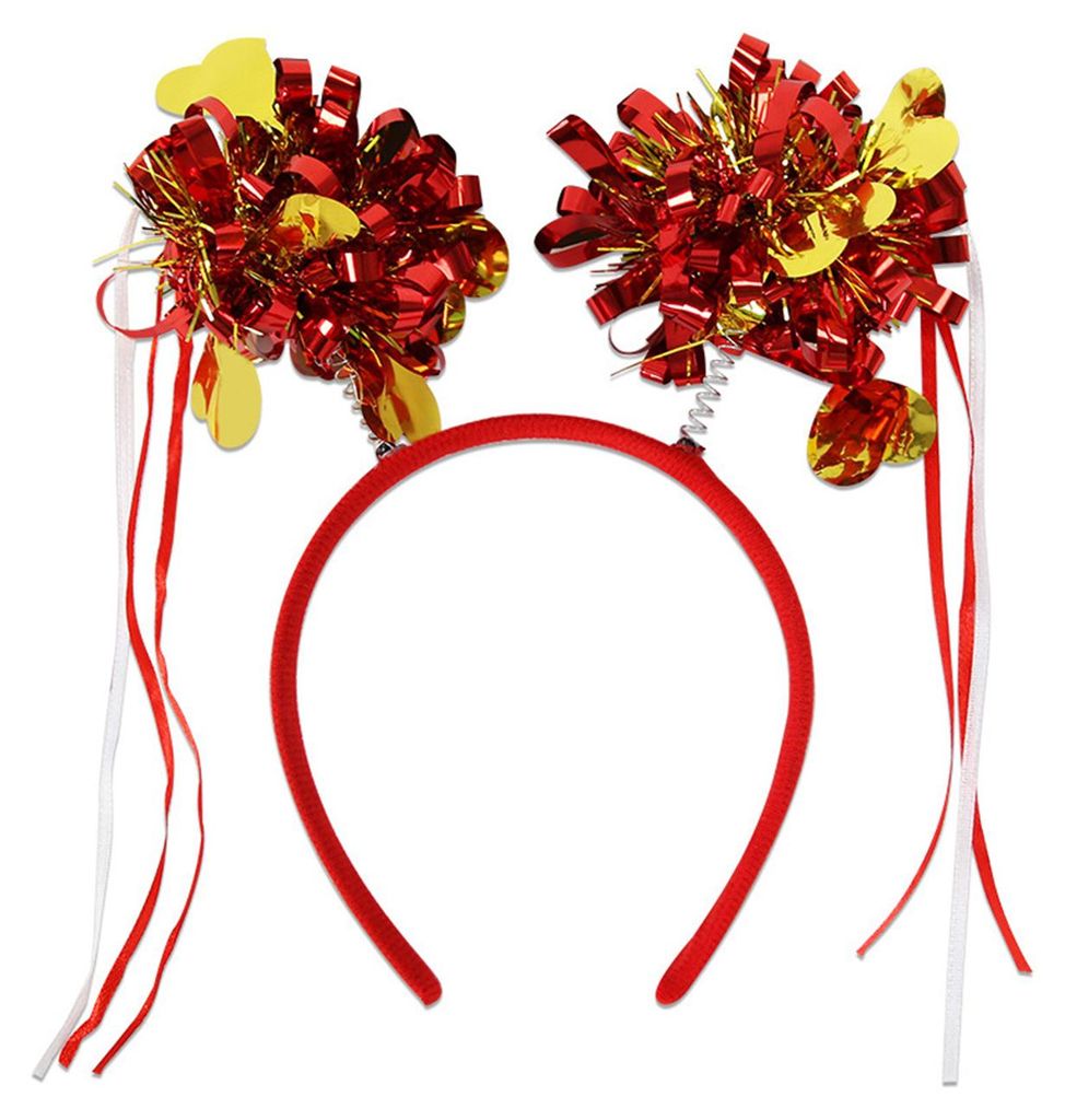 Glitzerndes Haarband mit Herzmotiv für Damen zum Valentinstag – perfekt als Haaraccessoire für Hochzeiten, Geburtstage und andere Feierlichkeiten.