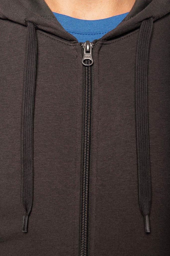 Kariban Umweltfreundliches Kapuzensweatshirt mit Reißverschluss Herren