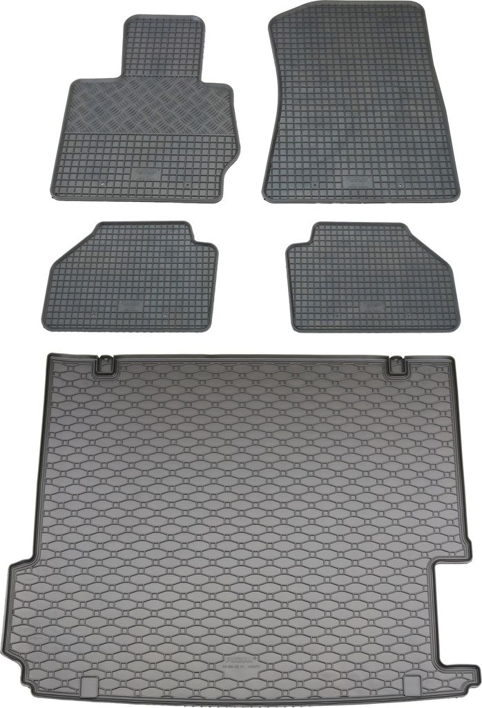 Rigum Gummi Fußmatten + Kofferraumwanne im Set für BMW X3 F25