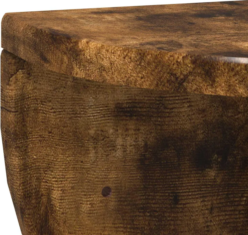 Mensola Ufficio SYFAX 38x19x19 cm | Rovere Fumé per Smart Working - 8