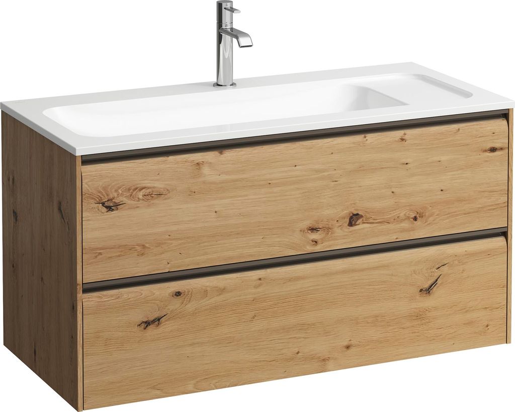 LAUFEN MEDA Waschtischunterbau, 2 Schubladen, inklusive Ordnungssystem, zu H814118, 972x442x504mm, H4216920112671
