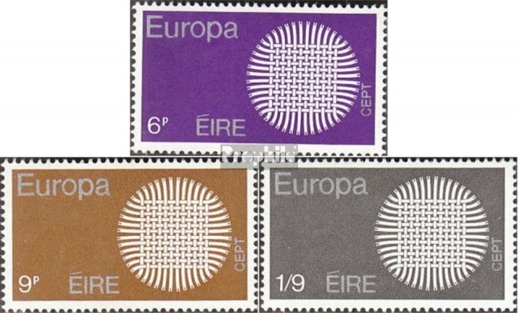 Briefmarken Irland 1970 Mi 239-241 (kompl.Ausg.) postfrisch Produktbild 