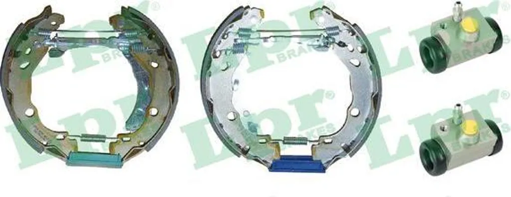 LPR OEK548 Set Ganasce Freno Posteriore OE 440A04684R Dacia e Renault