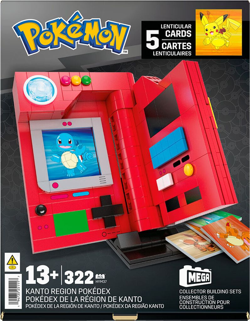 Mattel MEGA Pokémon - KANTO POKÉDEX Produktbild 