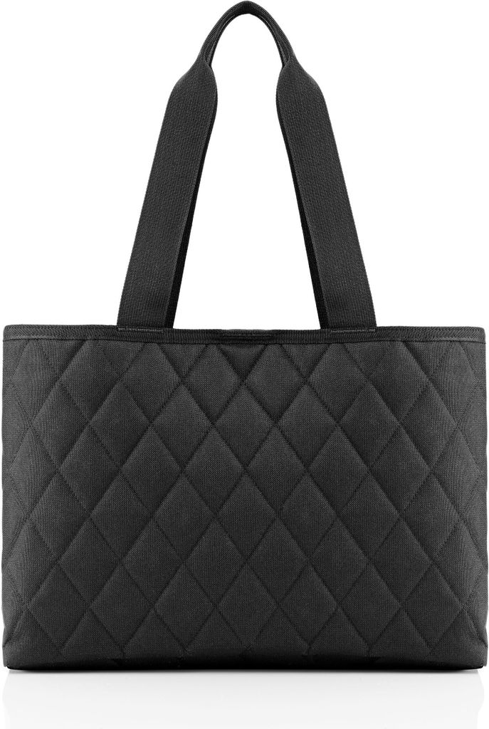 Reisenthel Classic L boodschappentas, ruitpatroon, zwart Productafbeelding 