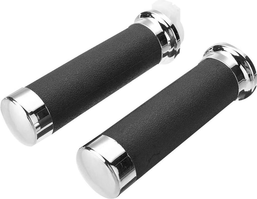 Weiche Gummi- und Kunststoff 1 Paar 25 mm Handgriffe für Motorradlenker - Bequemer Griff - Langlebiges Design