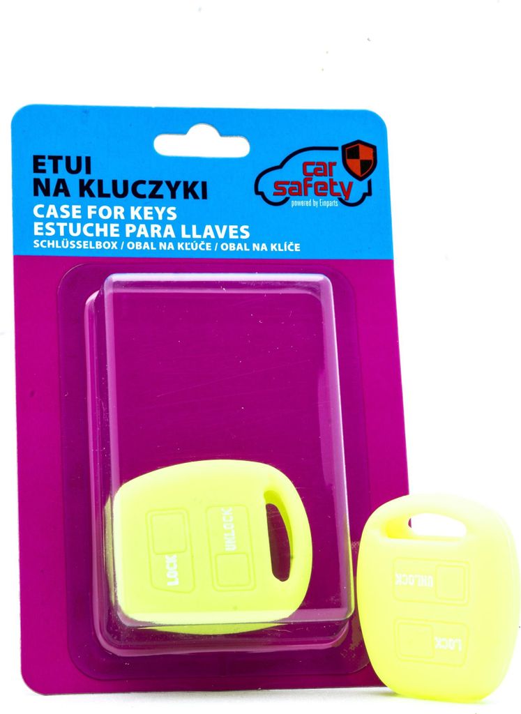 Silikonhülle Schlüsselcover NEONGRÜN für Toyota