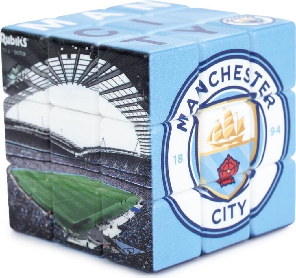 Manchester City FC - Rätselwürfel TA12047 (Einheitsgröße) (Blau/Weiß)