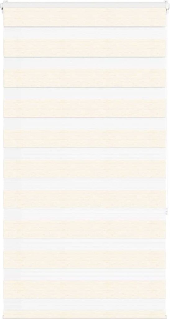Doppelrollo Marmorbeige 90x150 cm Stoffbreite 85,9 cm Polyester