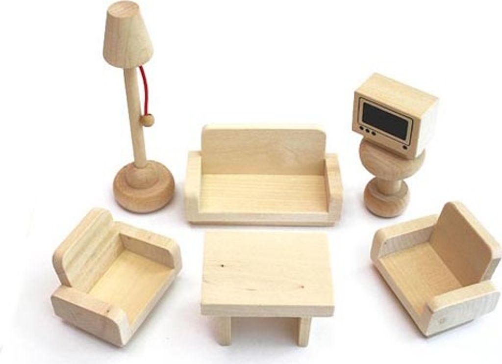 Meuble de Rangement En Bouleau Miniature avec Tiroir 1:12 Meubles de